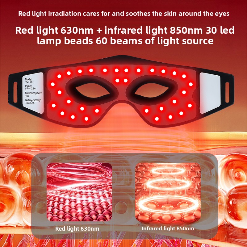 Rejuvenating Eye Beauty Device with Red Blue Light Therapy